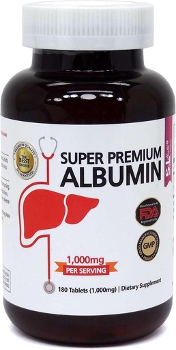 [BRSRMCD5DF5ROCL6] S&L Health MEGA Premium Albumin (Albumin 500 (950mg) Tablet)