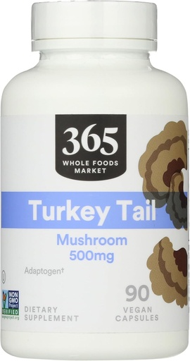 [BRSWYHQDO4CQ2AYU] 365 by Whole Foods Market, Turkey Tail, 90 Count
