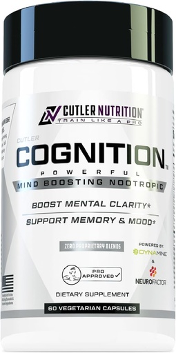 [BRSWGAL2OQHBUH3A] COGNITION High Potency Brain Nootropic Focus Supplement: Best Nootropic and Energy Pills for Mental Clarity, Memory, Studying, Gaming, and Work