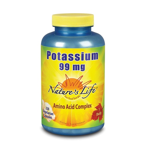 [BRSWIYT3OMABYHI5] Nature's Life Potassium, 99 mg, 250 ct