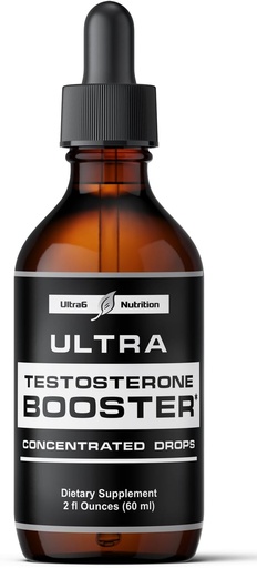 [BRSWYZDRDJYQM2TD] Ultra6 Booster de Testosterona de Nutrición para Hombres - Mens y Mujeres Suplementos de Salud - Suplemento con Tongkat Ali + Tribulus Terrestris for Male Enhancement - Supports Muscle Recovery & Energy Boost