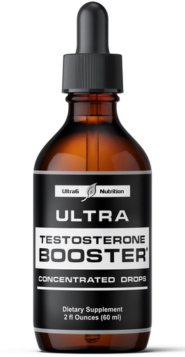 [BRSWYZDRDJYQM2TD] Ultra6 Nutrition Testosterone Booster for Men - Mens and Women Health Supplements - Supplement with Tongkat Ali + Tribulus Terrestris for Male Enhancement - Supports Muscle Recovery & Energy Boost