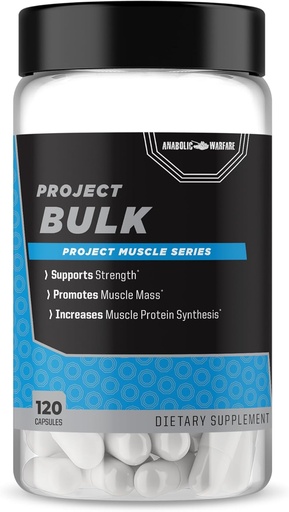 [BRSW2BD7CIOR6CLH] Anabolic Warfare Project Bulk, Mass Building Formula, Σύνθεση Πρωτεΐνης, Δύναμη, Μυϊκός Ορισμός, Κατασκευασμένος από Βοτανικά*