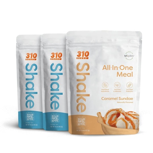 [BRSW2CD3BAPRQELK] 310 Nutrition – All-In-One Meal Replacement Shake - New Formula with Fiber Rich Vegan Superfood Blend - Natural Sweeteners - Low Carb Shake, Keto & Paleo Friendly - Gluten Free - 26 Essential Vitamins & Minerals - Triple Flavor Pack