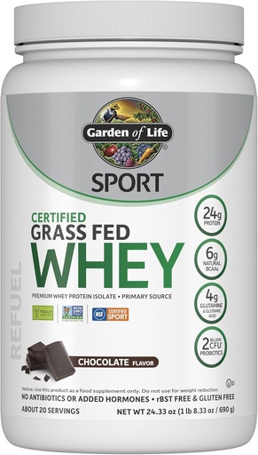 [BRSWKHYYCEDQGHLL] Life Sport Whey proteini Toz Çikolatası, Premium Grass Fed Whey Protein Isolate Plus Immune System Health, 24g Protein, GMO, Gluten Free, Cold Processed - 20 Servisler