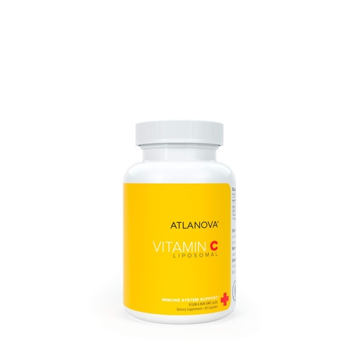 [BRSWGCYHOAOWOCD7] ATLANOVA True Liposomal Vitamin C 1000mg Capsules Vegan Best Natural Non GMO Made in USA Antioxidant Maximum Absorption Immune System Support & Collagen Booster Liposome Lab Formula Supplement