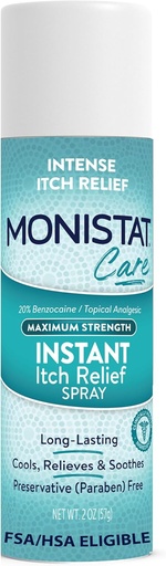 [BRSWGZA2BEFAADYV] Monistat Instant Itch Relief for Women, Feminine Care Spray, for Relief from Intense Vaginal Itch, 2 Oz