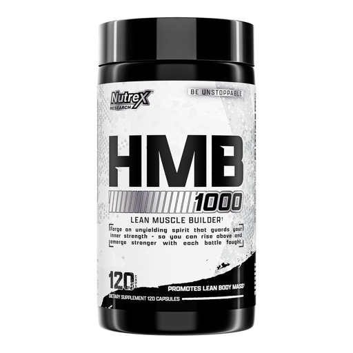 [BRSWGCYHOINR6YDA] Nutrex Research HMB 1000 MG | Supports Muscle Recovery, Reduce Skeletal Muscle Damage, Increased Strength, Prevent Muscle Loss | 120 Capsules