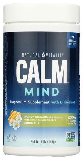 [BRSRMAT5CQIBYC3G] Natural Vitality Honey Chamomile Calm Mind, 6 OZ