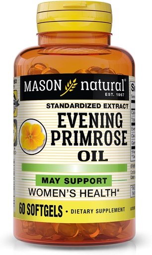 [BRSWIZL2CMGB63D4] Mason Natural, Evening Primrose Oil Woman Health Softgels - 60 Ea