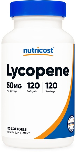 [BRSW2GL5BEFRECYZ] Nutricost Lycopene 50mg Softgels (120 Softgels)