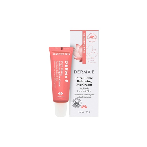 [BRSRMHT3CR5GM2QZ] Derma E Pure Biome Balancing Eye Cream, 0.5 OZ