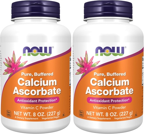[BRSRAY3ROUBRQHQV] NOW Supplements, Calcium Ascorbate Powder, Buffered, Antioxidant Protection*, 8-Ounce (Pack of 2)