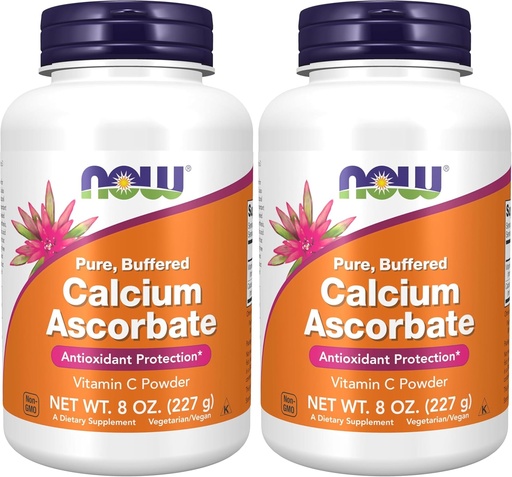 [BRSRAY3ROUBRQHQV] NOW Supplements, Calcium Ascorbate Powder, Buffered, Antioxidant Protection*, 8-Ounce (Pack of 2)