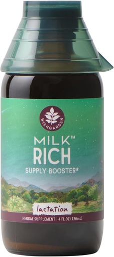 [BRSWIGDROQBRAGTA] WishGarden Herbs Milk Rich with Goats Rue and Fenugreek - Herbal Lactação Suplemento de suporte, leite materno Promoção e aleitamento Suplemento para aumentar a qualidade do fluxo de leite e produção, 4 oz
