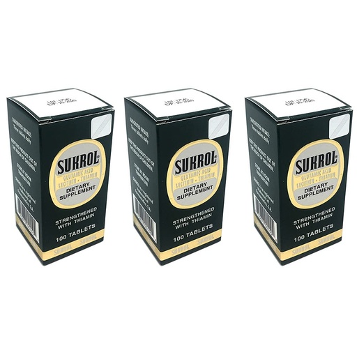 [BRSWIGQPBYPGG23Y] Sukrol Dietary Supplement 100 Tablets