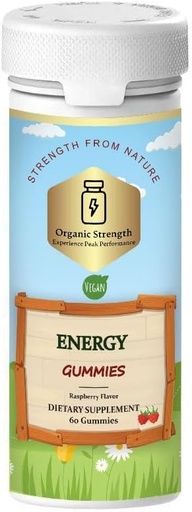 [BRSRO2QPAB5BQELD] Vegan Energy Gummies: Ignite Your Day with Natural Vitality with 100mcg of Vitamin B12 (60 Count)