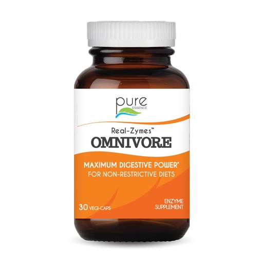 [BRSWGEDQBUHQMC3H] Real-Zymes™ OMNIVORE Digestive Enzymes Supplement with Probiotics for Better Digestion - Natural Support for Relief of Bloating, Gas, Belching, Diarrhea, Constipation, IBS, etc. - 30 Caps
