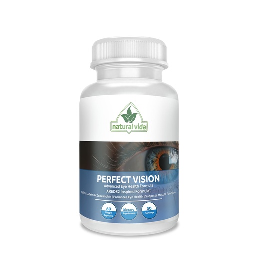 [BRSROBDYAQNQGDIZ] Perfect Vision AREDS2 Inspired Formula - Enhance Vision Supplement - Lutein Zeaxanthin Vision Complex (60 Eye Capsules)