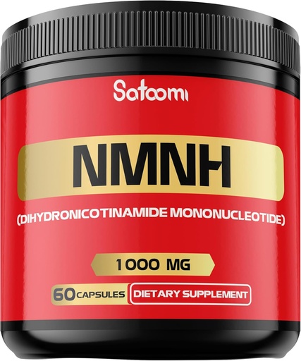 [BRSRAGAYBMJQGETD] NMNH (Дихидроникотинамид мононуклеотид) -NMN Supply Alternative - 1000mg на Сервиз NAD Допълнение към поддръжка NAD - 60 капсули - 30 дни доставка