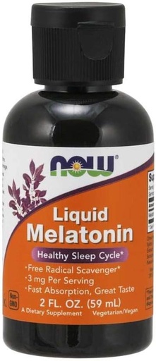 [BRSWIZTYCYEACCAZ] Now Foods Liquid Melatonin, 2 Fl Oz, Pack of 2 (Packaging May Vary)