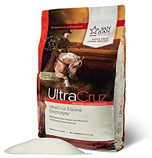 [BRSWIHL2BMEGIDD4] UltraCruz Equine Elecountrolyte, 25 lb, Powder