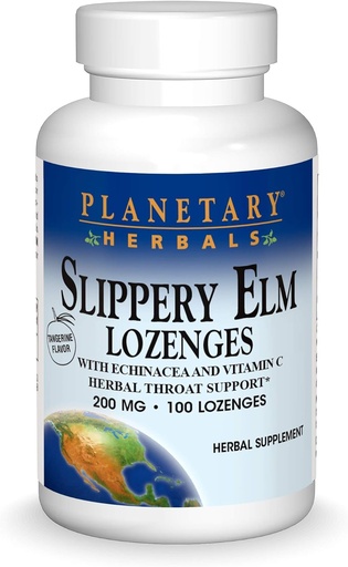 [BRSWIYA3OADRQELO] Planetary Herbals Slippery Elm Lozenges, 100 Count