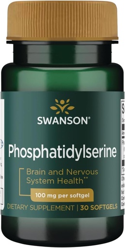 [BRSWIYT7PMNG22LU] Swanson Phosphatidylserine 100 Milligrams 30 Sgels