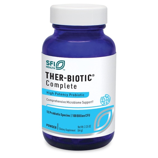 [BRSWIYYZDIJRAFLK] Klaire Labs SFI Health Ther-Biotic Complete Probiotic Powder - 100 Billion CFU - Men's and Women's Probiotics for Digestive Health & Immune Support - Dairy-Free, Hypoallergenic (60 Servings, 64g)