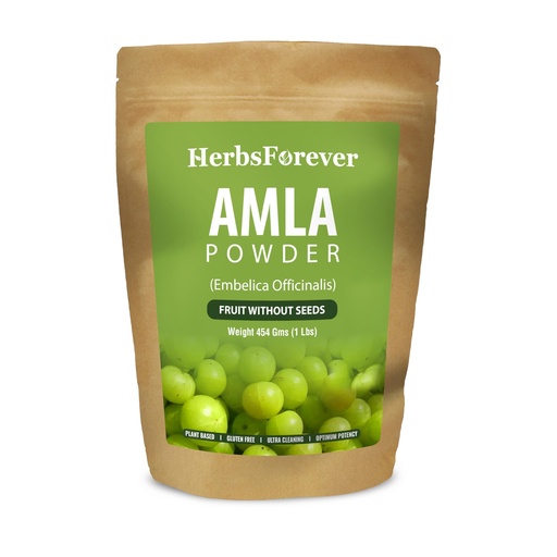 [BRSWIYIZAQPWIDT6] Herbsforever Amla Fruit (Seasonal Fresh, No Seeds) Indian Gooseberry-Superfood, Antioxidants Vitamin C | Wild Harvested -Non GMO, Vegan- 2X Potency | Steam Sterilized | 454 gm, 16Oz-1Lb|Bpa Free