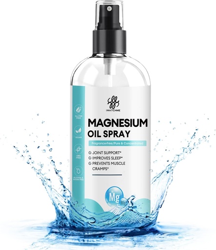 [BRSRAZIZBMMQEDTK] Magnesium Oil Spray - Family Size13.19 oz Magnesium Oil for Feet & Body -Pure, Topical - Leg Cramps, Joint Health & Sleep Support, Nourish Skin & Hair - Natural, Ancient Minerals
