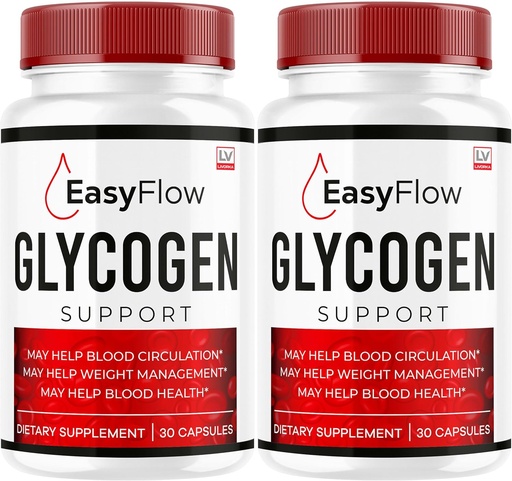 [BRSRAA33PN6RUF36] (2 Pack) Easy Flow Glycogen Support - EasyFlow Glycogen, Easy Flow, Easy Flow Glycogen Supplement, Glycogen Support Easy Flow, Easy Flow Glycogen, Glycogen Easy Flow, 60 Capsules for 2 Months