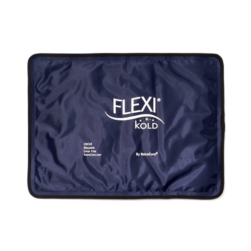 [BRSWI23YBIDB2CT2] FlexiKold Gel Ice Packs (Standard Large: 10.5" x 14.5") for Injuries Reusable, Back Pain Relief, Knee Wrap, After Surgery, Ice Pack for Knee, Shoulder - 6300-COLD by NatraCure