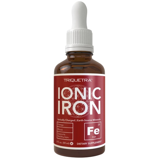 [BRSWGAAZAECQYG3O] Ionic Liquid Iron Supplement (About 236 Servings) – Ionically Charged, Earth-Sourced Mineral Formula; Small 5-Drop Servings for Easy Use, Liquid Concentrate, Unflavored, Vegan – 2 fl oz (60 mL)