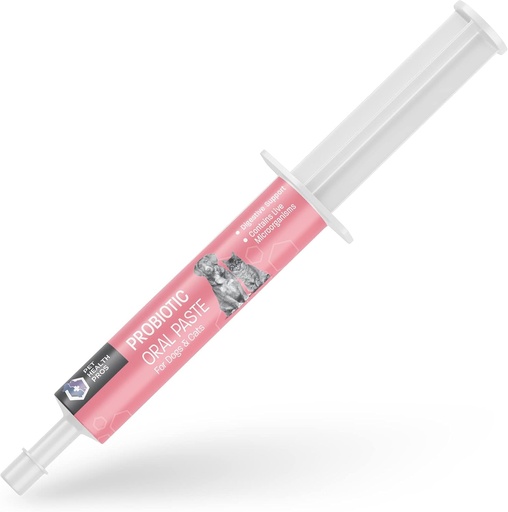 [BRSRMHQBCB7WA3Q2] Probiotic Oral Paste for Dogs & Cats - Support Healthy Digestion Probiotic Gel - Anti Diarrhea for Dogs and Cat Probiotics for Diarrhea - for Traveling, Kenneling and Training - 30 cc