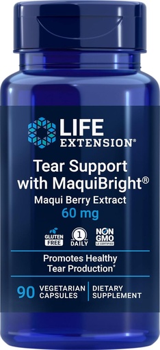 [BRSROAL6BMCAO3LV] Life Extension Tear Support with MaquiBright, 90 Vegetarian Capsules