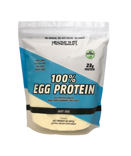 [BRSWI2Q4AEMAMFLO] Healthy 'N Fit - 100% Egg Protein (unflavored) Natural, 2 lb Bag. Just Egg Instant Dried Whites: Great for Baking and Mixing.