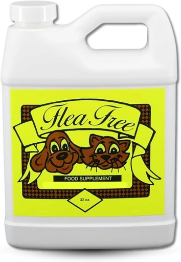 [BRSROBIDOEMRAF3F] Flea Free Pure Organic Food supplement - Anti-Flea Formula Dog Vitamins - Dog Vitamins and supplements - Dog Multivitamin to Avoid blood-Feeding Insects - Multivitamin for Dogs Chemical-Free (32 oz)