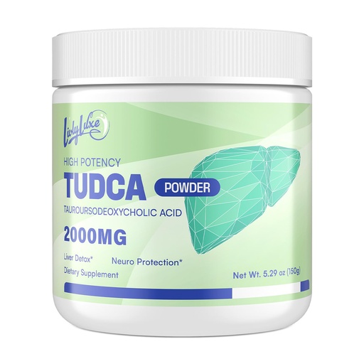 [BRSRAA3RBEBQM3DL] LivLyLuxe TUDCA Powder Liver Support Supplement – 2000mg High Absorption Liver Detox & Repair Support with Milk Thistle,Artichoke,Bile Salts,Ox Bile,Herbal Blend– 30 Servings, Non-GMO
