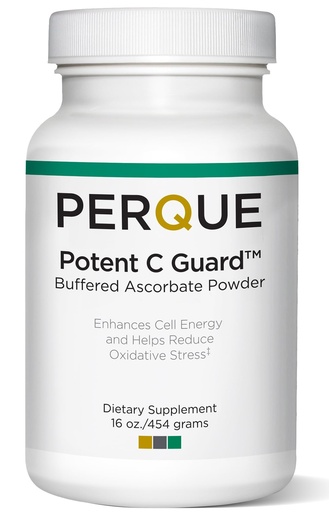 [BRSWIYYAAIBQYDLM] PERQUE Buffered Vitamin C Ascorbate Powder - pH Balanced, Vegetarian, Allergen-Free Vitamin C Supplement - Fast-Acting Antioxidant Support -Effervescent Powder with Magnesium, Potassium & Zinc - 16 oz