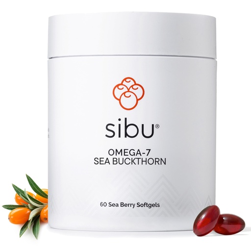 [BRSRACD6B4PA4CLD] sibu Sea Buckthorn Omega-7 Softgels Starter Kit (60ct, 30 Day Supply) – Supplement for Healthy Skin, Hair, Nails and Dryness