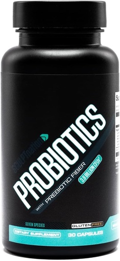 [BRSWYH3QAFYAI33K] Sculpt Nation by V Shred Premium Probiotics - Digestive & Gut Health Support - Helps with Occasional Constipation, Gas and Bloating - 30-Day Supply
