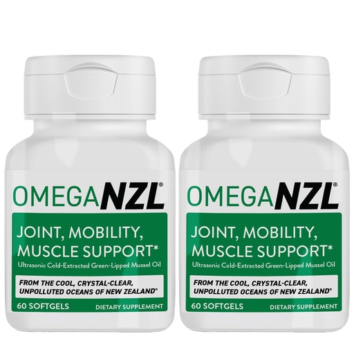 [BRSROAQ6OJ6BUF35] Original Omega-3 Joint Support Supplement, Best Natural Muscle Relief, Green-Lipped Mussel Oil, 120 Softgels, No Fishy Aftertaste