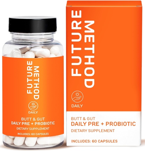[BRSW2FIPOYGQOC3P] FUTURE METHOD Synbiotic Prebiotics for Men ' Women - Probiotics & Prebiotic Supplement for Digestion, Immunity & Regularity (60ct)
