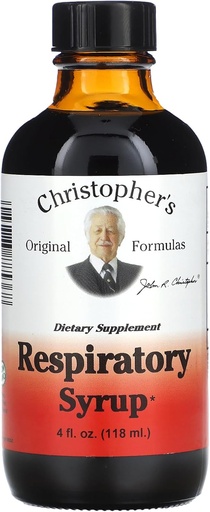 [BRSWIF37CIAAMHA5] Christopher's Original Formulas Respiratory Syrup 4 oz | Herbal Support for Lungs, Sinuses & Bronchial Health