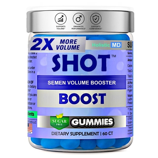 [BRSROADQBECREA35] Semen Volume Booster Male Fertility Supplement | 3-in-1 Volume Increaser for Men | Sugar Free Gummies 60 ct