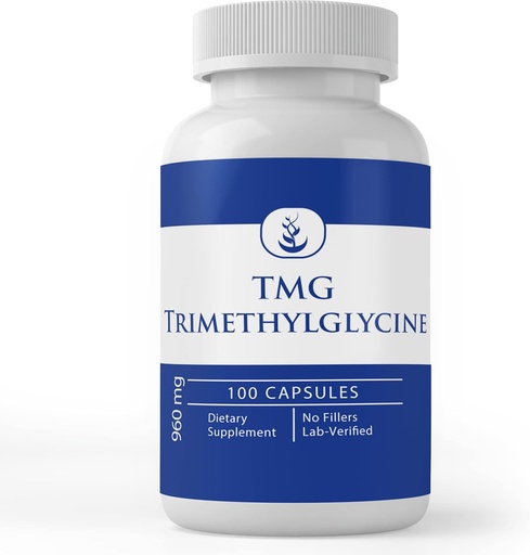 [BRSWYZ34A57RMCYZ] Pure Original Ingredients TMG Trimethylglycine (Betaine Anhydrous), (100 Capsules) Always Pure, No Additives Or Fillers, Lab Verified