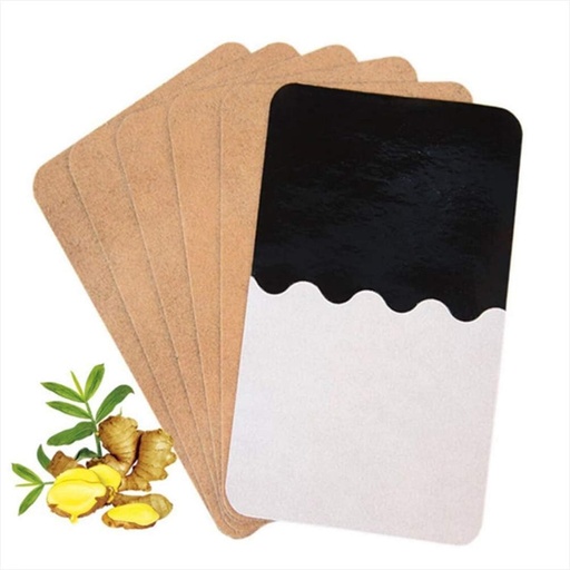 [BRSRMCAZDMORQDTV] 100 Packs Ginger Pad for Pain Ginger Pad Herbal Ginger Patches Chinese Nature Blood Circulation Pads for Knee Cervical Vertebra Joint