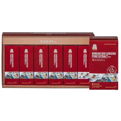 [BRSWIZADPIOAGCLC] JungKwanJang Korean Red Ginseng Pure Extract Good | Korean Red Ginseng, Ginseng Extract with Premium Grade Ginseng | Boosts Energy, Immunity, Stamina, Blood Circulation | 30 Count