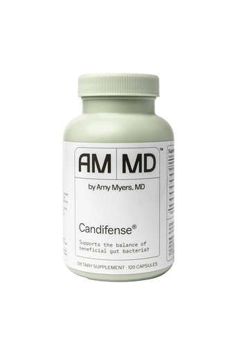 [BRSWGEAPAUNWYDY7] Amy Myers MD Candifense Candida Overgrowth Supplement - Digestive Enzymes for Digesting Fiber - Gut Care for a Balanced Microbiome - Gluten-Free, Dairy-Free & Non-Soy - 120 Capsules (60 Servings)